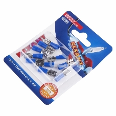 Клемма плоская Rexant, изолированная гнездо - 7.4 мм, 1.5-2.5 мм², (РПи-м 2.5-(6.3)/РПИм 2-250/FDD2-250), в упак. 10 шт.