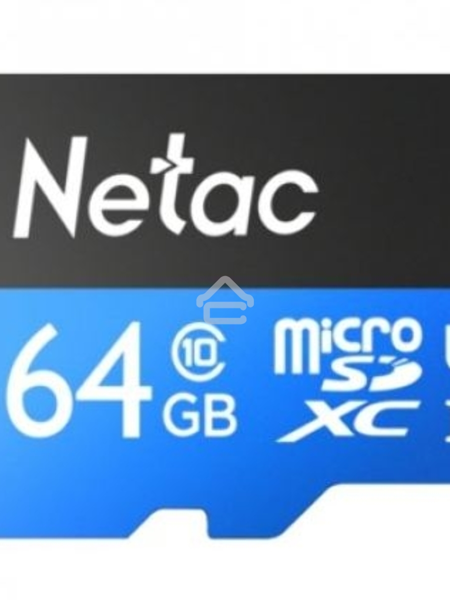 Флеш карта microSDHC 64GB Netac P500 <NT02P500STN-064G-R> (с SD адаптером) 80MB/s