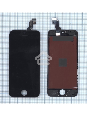 Дисплей для iPhone 5C в сборе с тачскрином (LT) черный