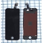 Дисплей для iPhone 5C в сборе с тачскрином (LT) черный