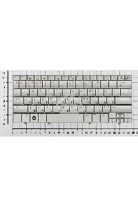 Клавиатура для ноутбука HP Mini 2133 2140 серебристая