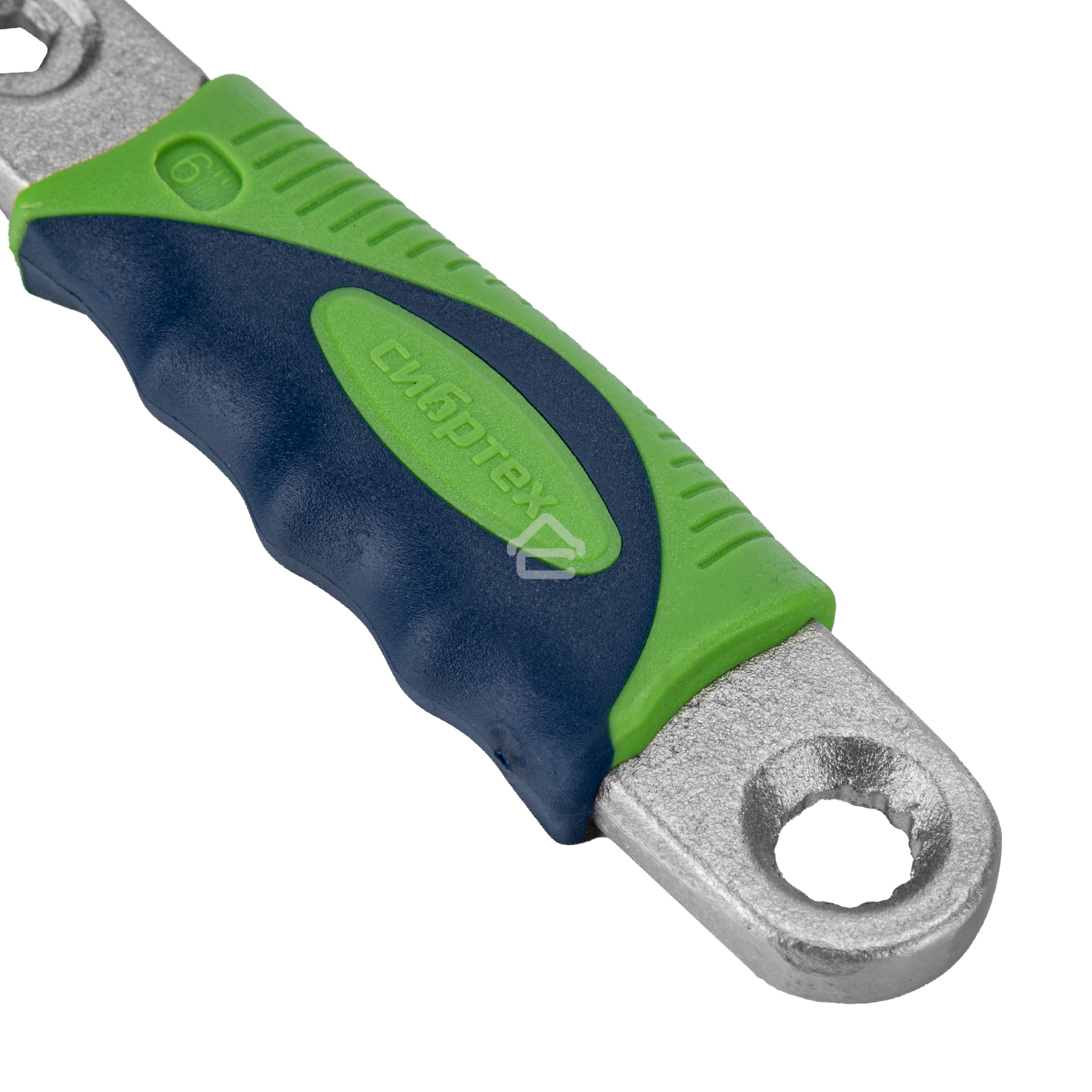 Ключ разводной Сибртех 150мм, переставная губка, 2-х комп. рукоятка