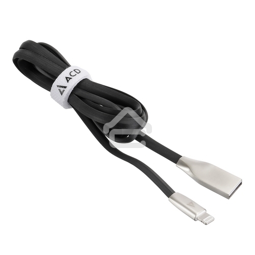 Кабель USB ACD-Infinity Lightning - USB-A TPE, 1.2м, черный