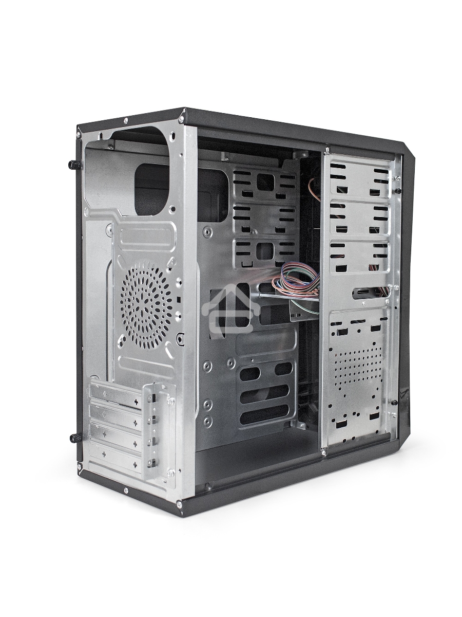 Компьютерный корпус Minitower ExeGate BA-204U (mATX, без БП, 2*USB+2*USB3.0, аудио, черный)