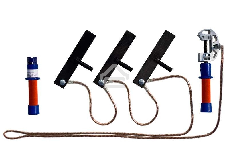 Заземление переносное ПЗРУ-2 Д для распред. устр. до 1кВ 16кв.мм Диэлектрик Д157673