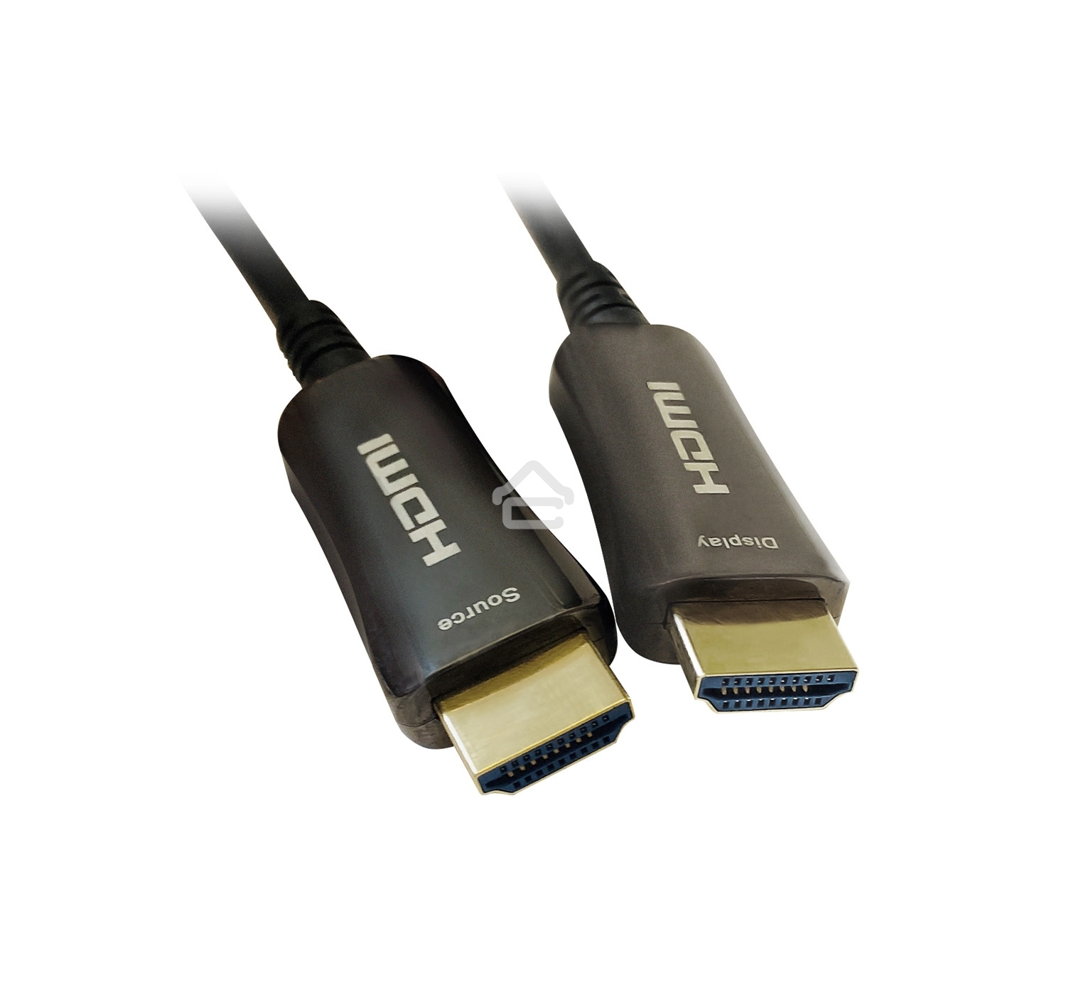 Кабель аудио-видео Digma HDMI 2.0 AOC HDMI (m)/HDMI (m) 10м. Позолоченные контакты черный (BHP AOC 2.0-10)