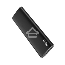 Внешний SSD Netac Z SLIM, 1TB, USB 3.2 Gen 2 Type-C, R/W 550/480, черный