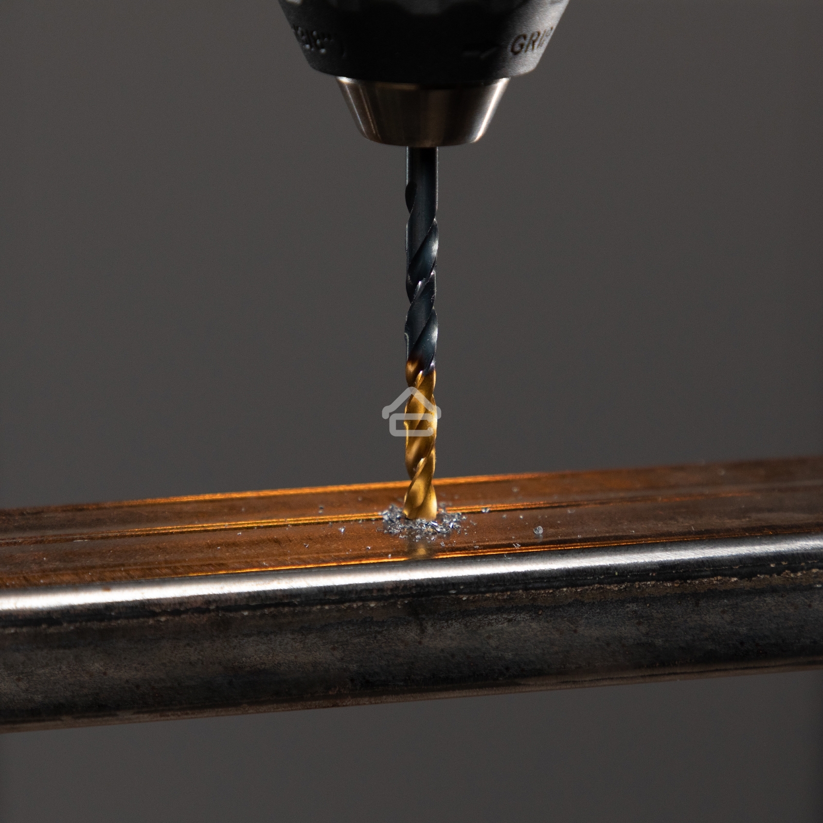 Сверло по металлу Denzel 4 мм, HSS-Tin, Golden Tip, 10 шт.