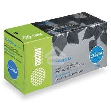 Картридж лазерный Cactus CS-CE261A голубой (11000 стр.) для принтеров HP Сolor LaserJet CP4025/CP4525/CM4540