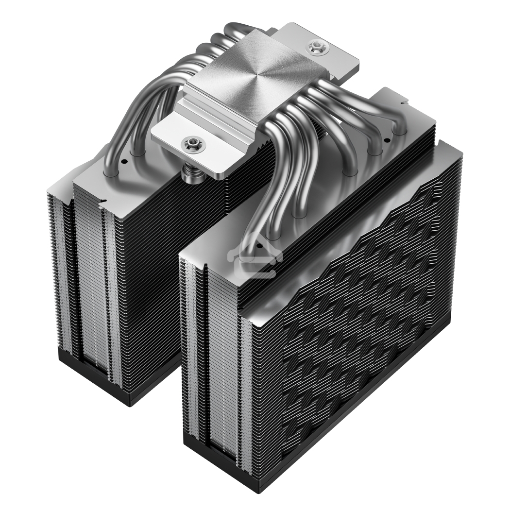 Кулер для процессора PCCooler RZ620 BK (260W, 4-pin PWM, 157.5mm, Al/Cu, 6x6mm, 1x120mm, 86.73CFM, 32dBA, 2200RPM, S: 1851/1700/1200/115X, AM5/AM4, black)