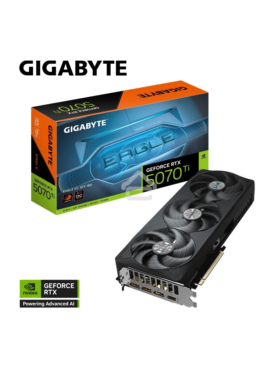 Видеокарта Gigabyte GV-N507TEAGLE OC-16GD 1.0 NV RTX5070TI 16Gb 256bit GDDR7 2542/28000/HDM