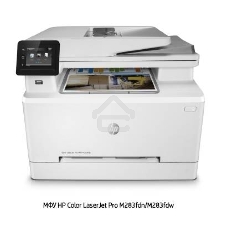 МФУ лазерное HP Color LaserJet Pro M283fdw (7KW75A), A4, цветной, печ. до 21 стр/мин., скан. до 26 стр/мин. (ч/б) 22 стр/мин. (цвет), 600 x 600 dpi (печать) 300x300dpi (скан), USB, RJ-45, Wi-Fi, Air Print, Mopria
