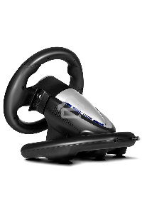 Руль SVEN GC-W500 (педали, вибро, скоба, лепестки, D-pad, 10 кл, резин. вставки, PC/Xinput)