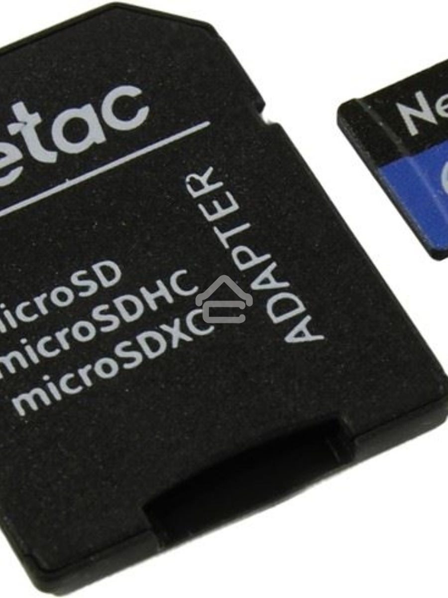 Флеш карта microSDHC 64GB Netac P500 <NT02P500STN-064G-R> (с SD адаптером) 80MB/s