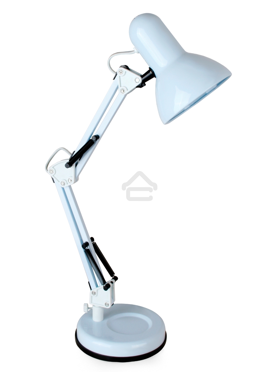 Светильник настольный Camelion KD-313 C01 белый 230V 60W, E27 13639