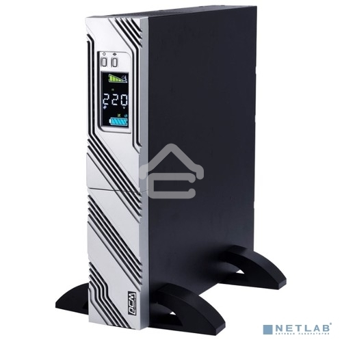 Источник бесперебойного питания Powercom Smart King RT SRT-1500A LCD 1350Вт 1500ВА черный