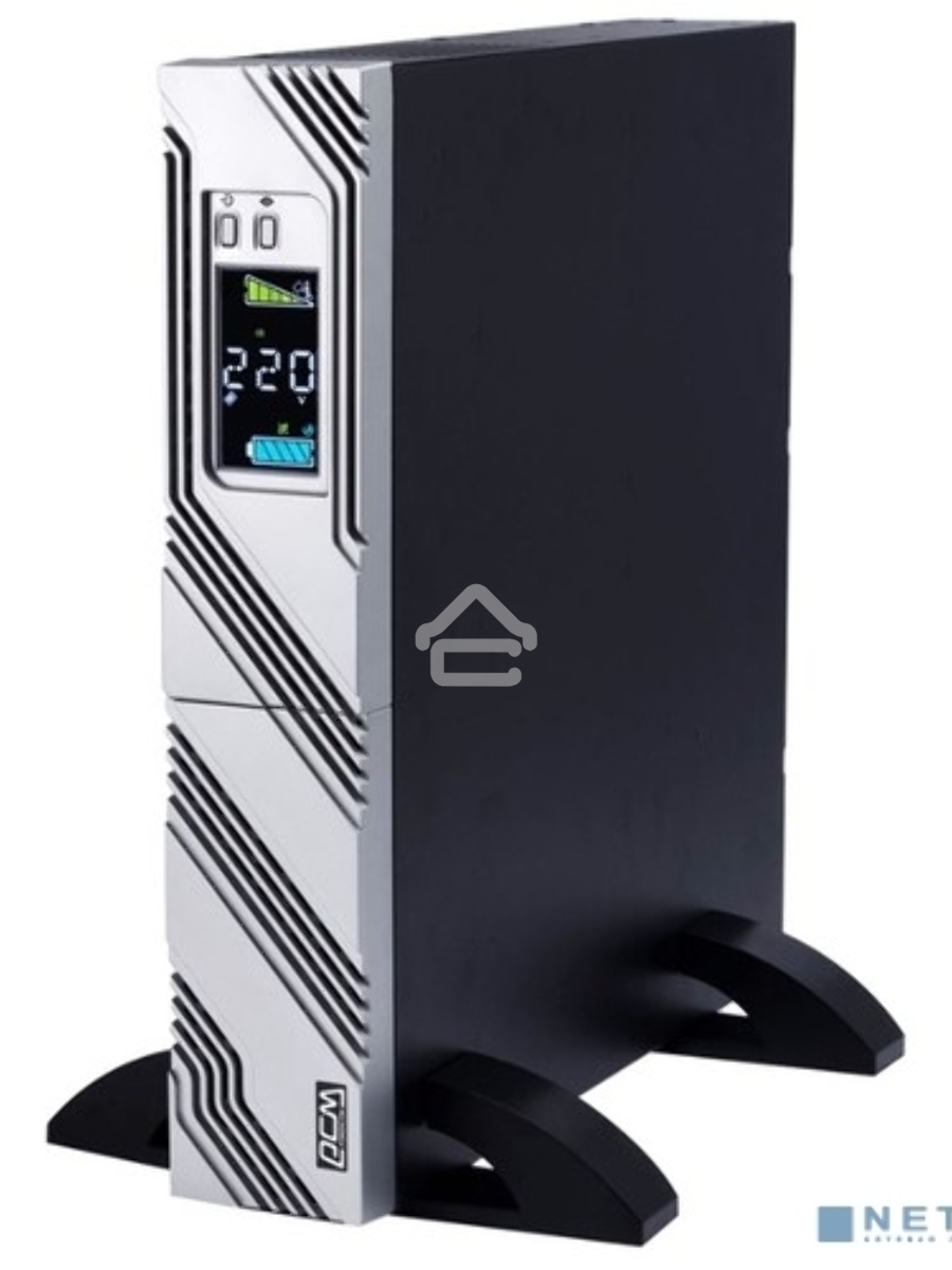 Источник бесперебойного питания Powercom Smart King RT SRT-1500A LCD 1350Вт 1500ВА черный