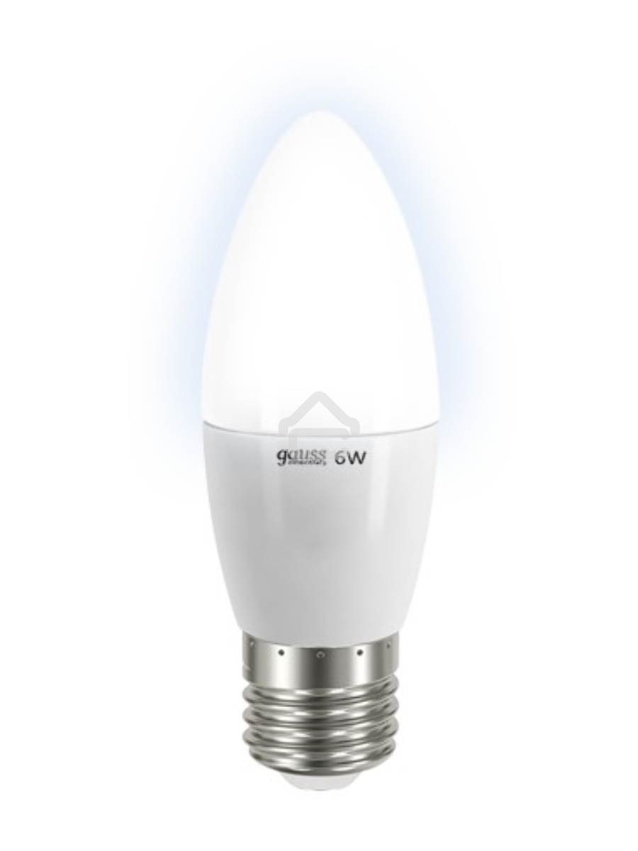 Лампа GAUSS LED Elementary Candle 6W E27 4100KLD33226