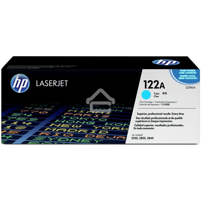 Картридж лазерный HP Color LaserJet Q3961A голубой для Color LaserJet 2550