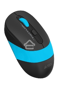Мышь беспроводная A4Tech Fstyler FG10S черный/синий, 2000 dpi, радиоканал, USB, кнопки - 4