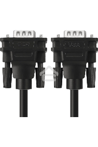 Кабель Greenconnect SVGA 5.0m чёрный, ферритовые кольца, OD8.0mm. 15M / 15M Premium, 28/28 AWG, двойной экран, GCR-51862