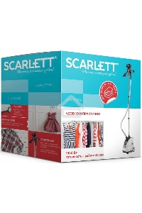 Отпариватель Scarlett SC-GS130S08 (белый с черным)Тип: Вертикальный; Мощность, Вт: 1950; Регулируемый пар до г/мин: 32