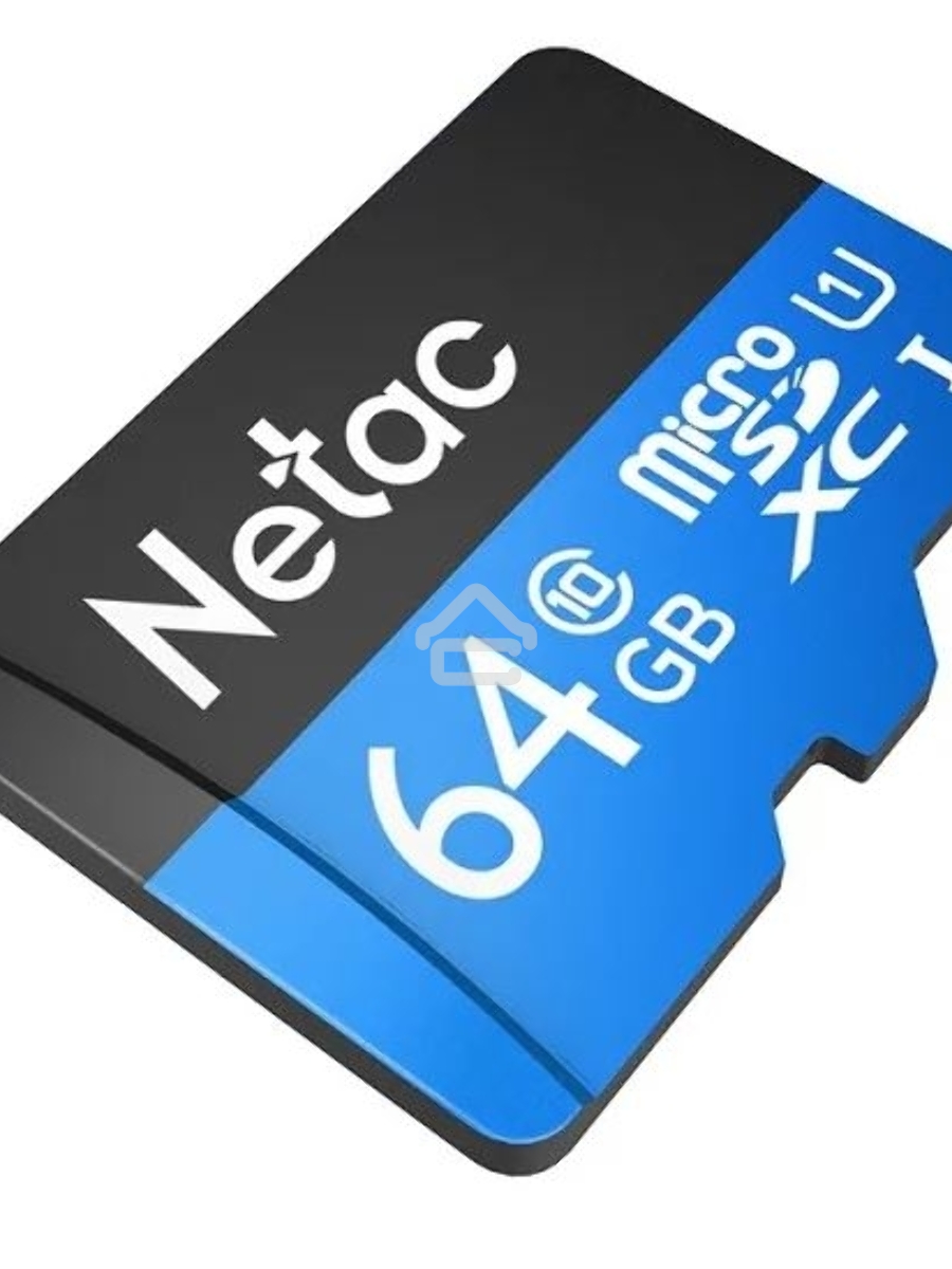 Флеш карта microSDHC 64GB Netac P500 <NT02P500STN-064G-R> (с SD адаптером) 80MB/s