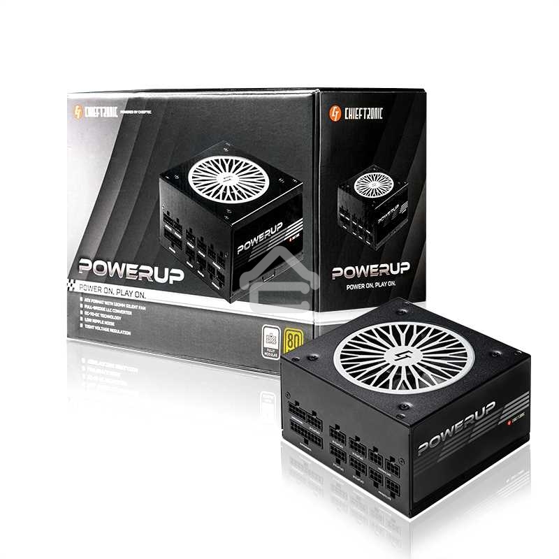 Блок питания Chieftec GPX-750FC, 750Вт, 80 PLUS Gold, 120мм, модульный, черный