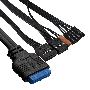 Компьютерный корпус Minitower ExeGate BAA-109U2-AAA400 (mATX, AAA400 8см, 2*USB+2*USB3.0, аудио, черный)