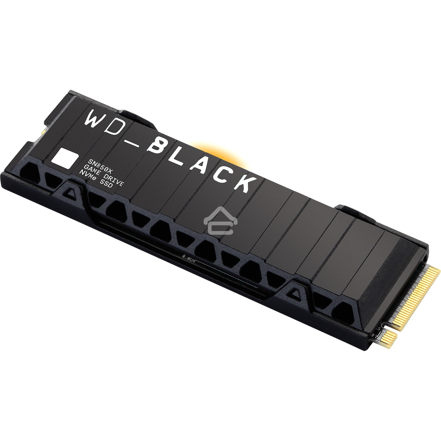 Накопитель SSD WD 2Tb Black SN850X, M.2(22x80мм), NVMe, PCIe 4.0 x4, 3D TLC, R/W 7300/6600Mb/s, IOPs 1 200 000/1 100 000, TbW 1200, DWPD 0.3, with Heat Spreader (12 мес.)