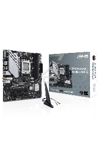 Материнская плата ASUS PRIME B650M-A WIFI II, AM5, AMD B650, 4xDDR5, 4xSATA, 2xM.2, 1xPCI-E 4.0 x16, 2xPCI-E 4.0 x1, 1xHDMI, 1xDP, 1xVGA, 1x 2.5Gb LAN, 2xUSB-A 3.2 Gen 2, 2xUSB-A 3.2 Gen 1, 4xUSB-A 2.0, 3x3.5 мм, 7.1, Micro-ATX