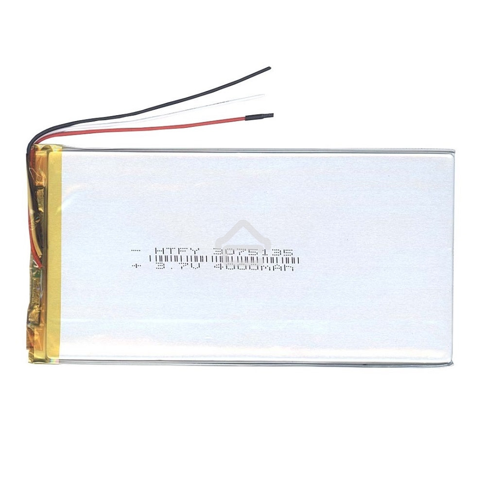 Аккумулятор Li-Pol (батарея) 3x75x135 мм 3pin 3.7V/4000mAh