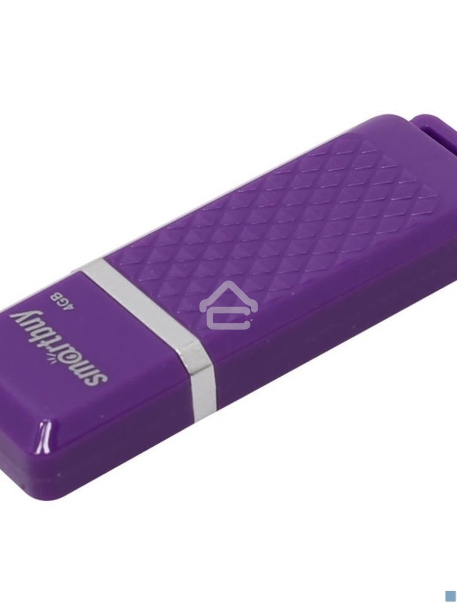 Флеш диск 4Gb USB Drive <USB2.0> Smartbuy Quartz series Violet (SB4GBQZ-V)