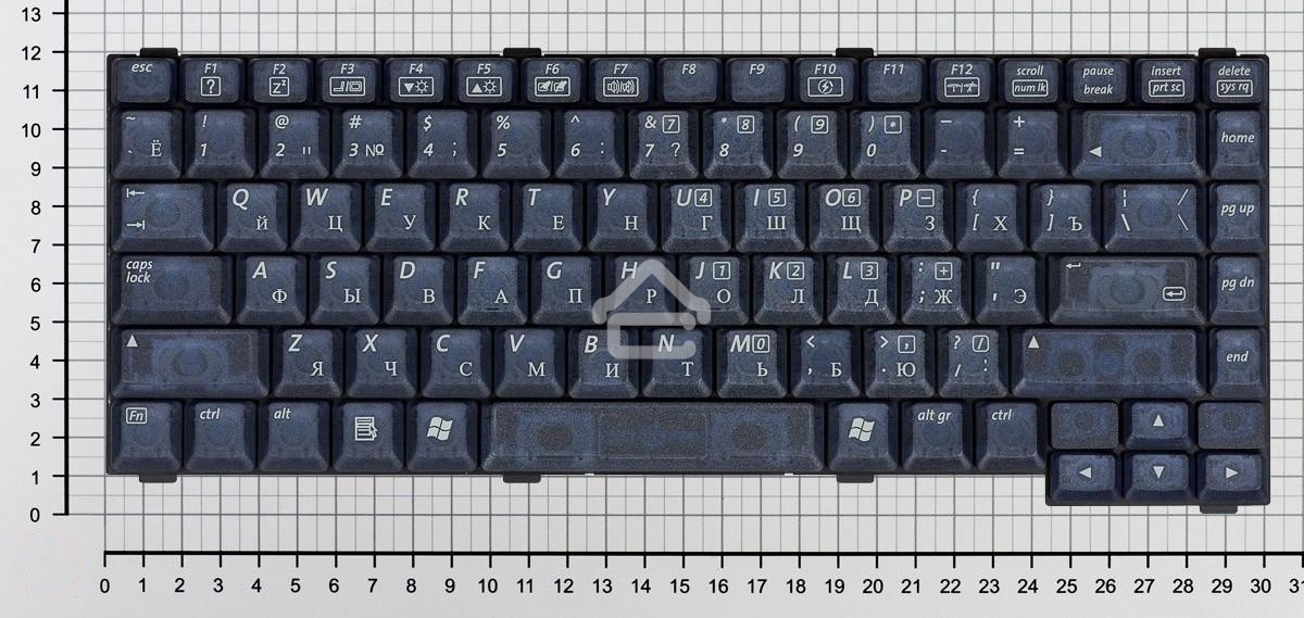 Клавиатура для ноутбука Toshiba Satellite M18 M19 M21 черная