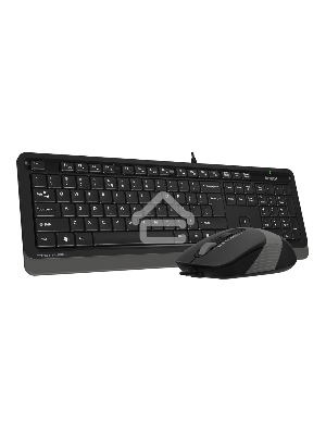 Клавиатура + мышь A4 Fstyler F1010 клав:черный/серый мышь:черный/серый USB Multimedia
