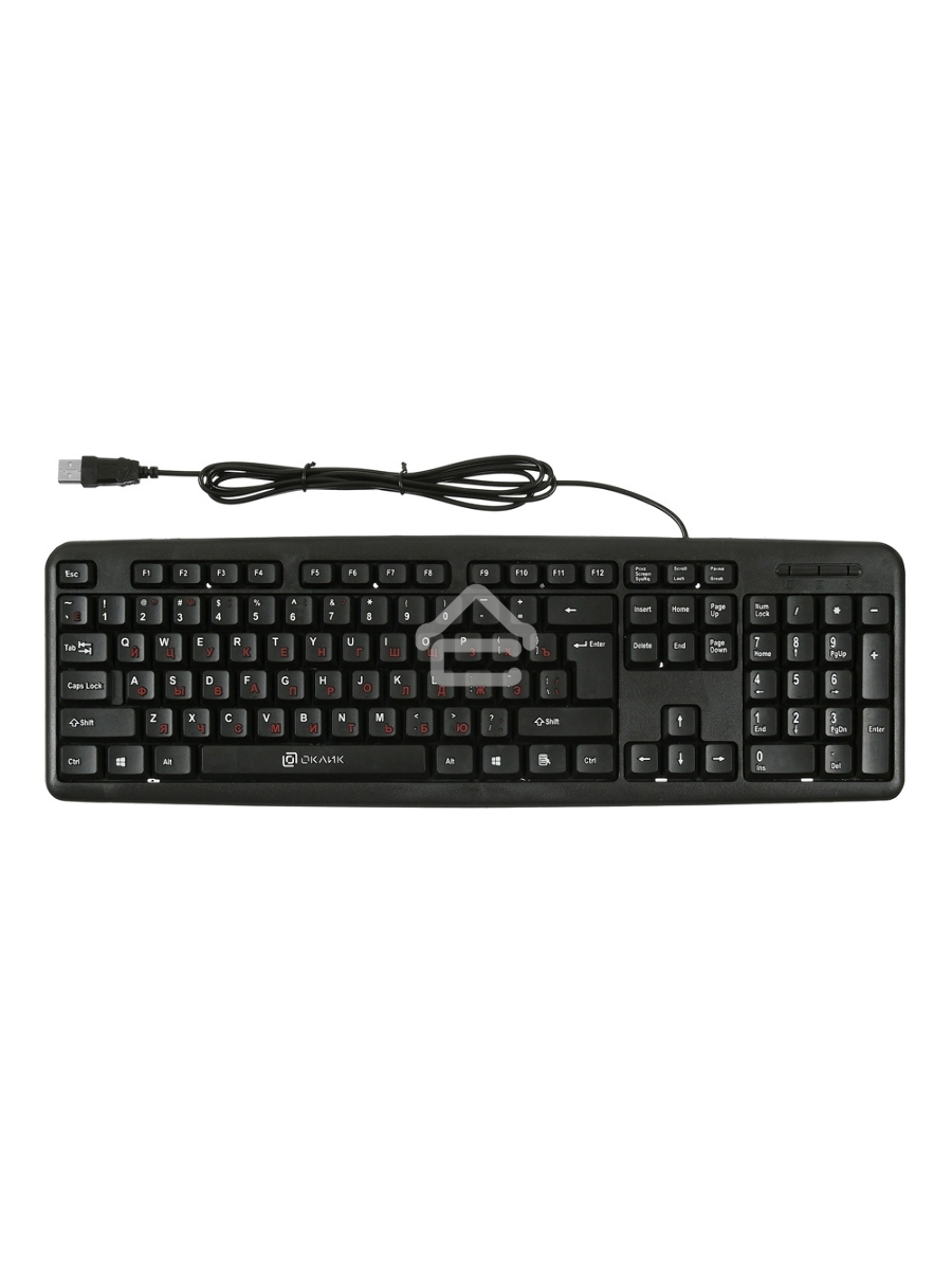 Клавиатура Oklick 90MV2 проводная, USB, черный