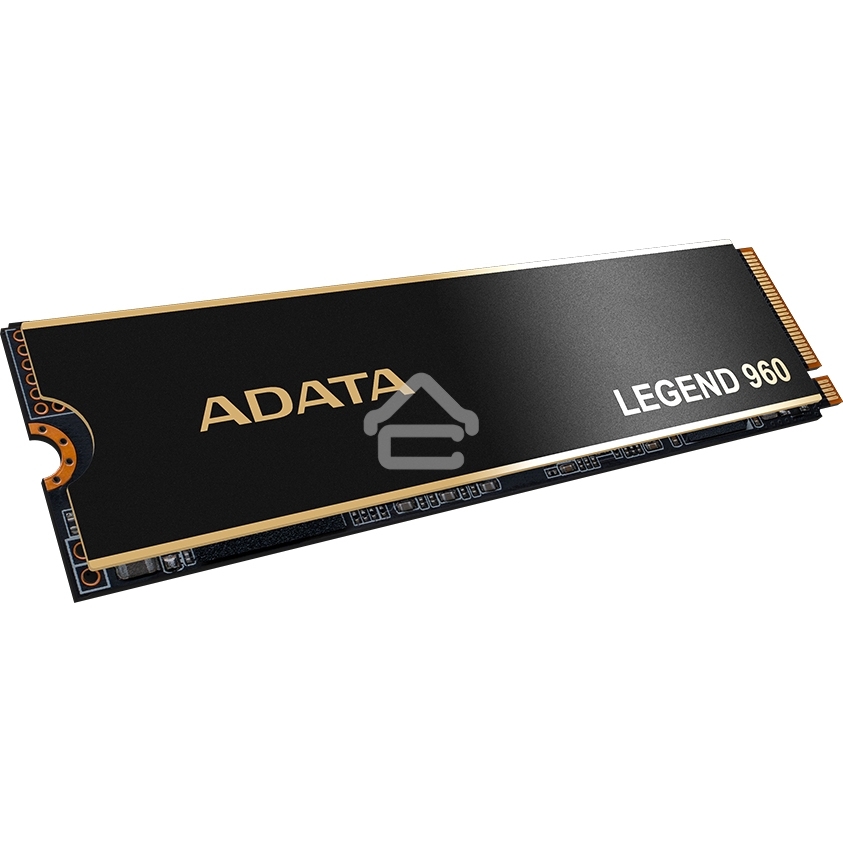 Накопитель SSD ADATA LEGEND 960, 1Tb, PCIe 4.0 x4, M.2 2280, NVMe, R/W 7400/6000, с радиатором