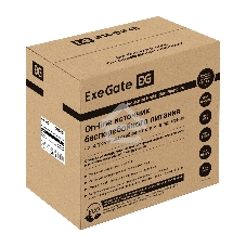 Источник бесперебойного питания On-line ExeGate PowerExpert TL-2000.LCD.AVR.3SH.USB.RS232.SNMP 2000VA/2000W, On-Line, PF=1, LCD, 3*Schuko, RS232, USB, SNMP-slot, встроенные батареи 12V 7.2Ah - 4шт, Tower, металлический корпус, черный