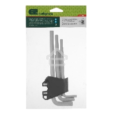 Набор ключей имбусовых Сибртех HEX, 1,5-10 мм, CrV, 9 шт., удлиненные