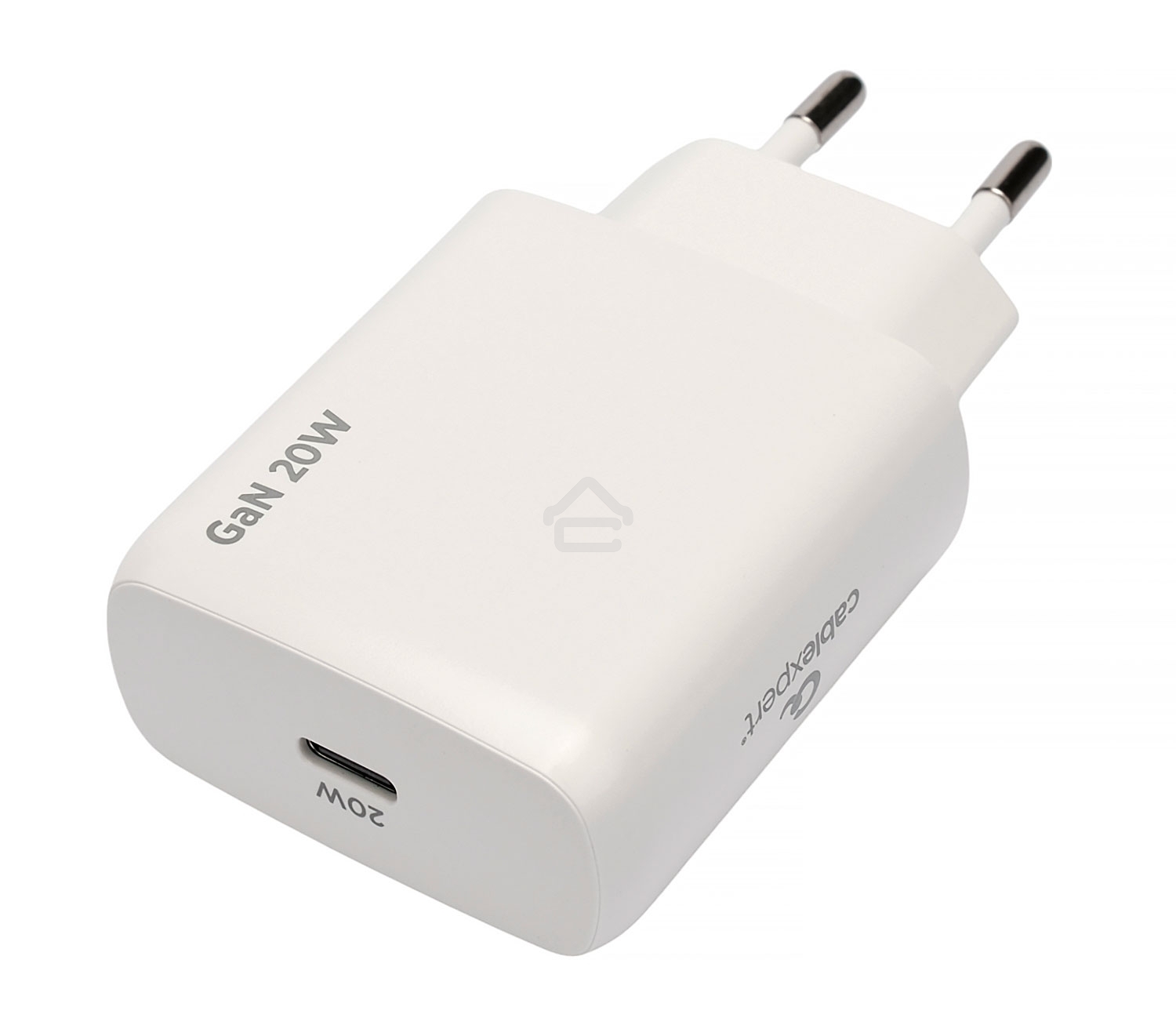 Зарядное устройство Cablexpert MP3A-PC-59, 20Вт GaN, 3А, QC4.0/PD, 1xType-C, белый, пакет