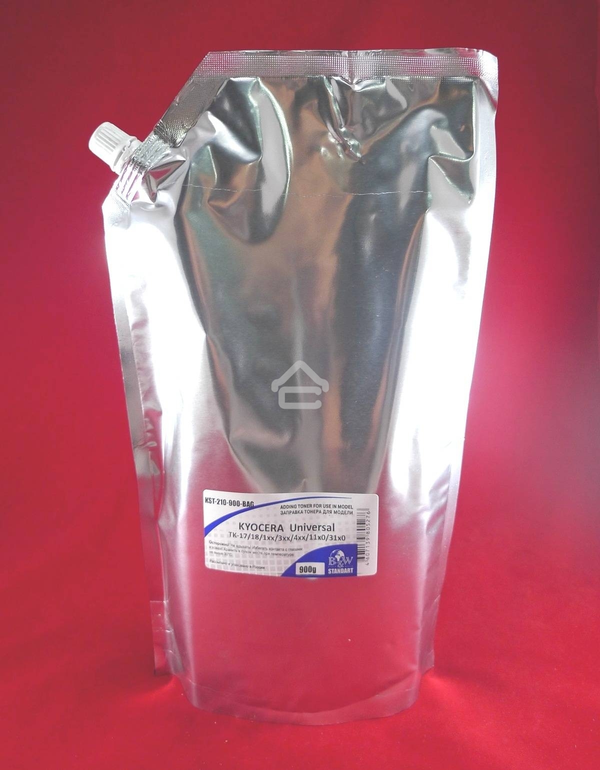 Тонер Kyocera Universal (TK-17/18/20H/100/110/111/112/113/120/122/130/131/132/133/134/140/142/144/170/172/310/312/320/322/330/332/340/342/344/350/352/354/435/475/1110/1120/3110/3130) (OEM совместимый) (пакет 900г) Black&White фас. России