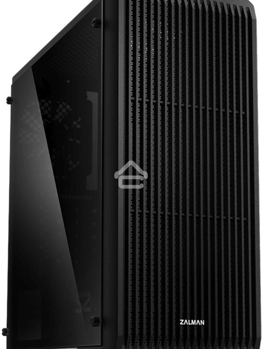 Компьютерный корпус MidiTower Zalman S2 TG TEMPERED GLASS WINDOW black (ATX, mATX, Mini-ITX, USB2.0 x2, USB3.0x1, без БП) (S2 TG)