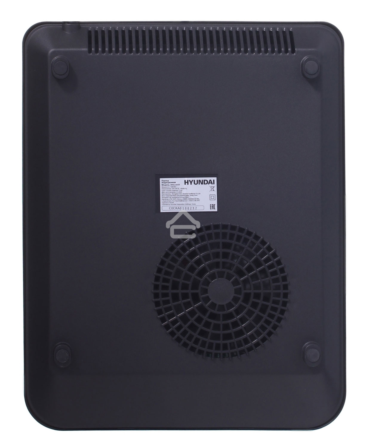 Плита настольная электрическая Hyundai HYC-0101 черный эмаль (настольная)