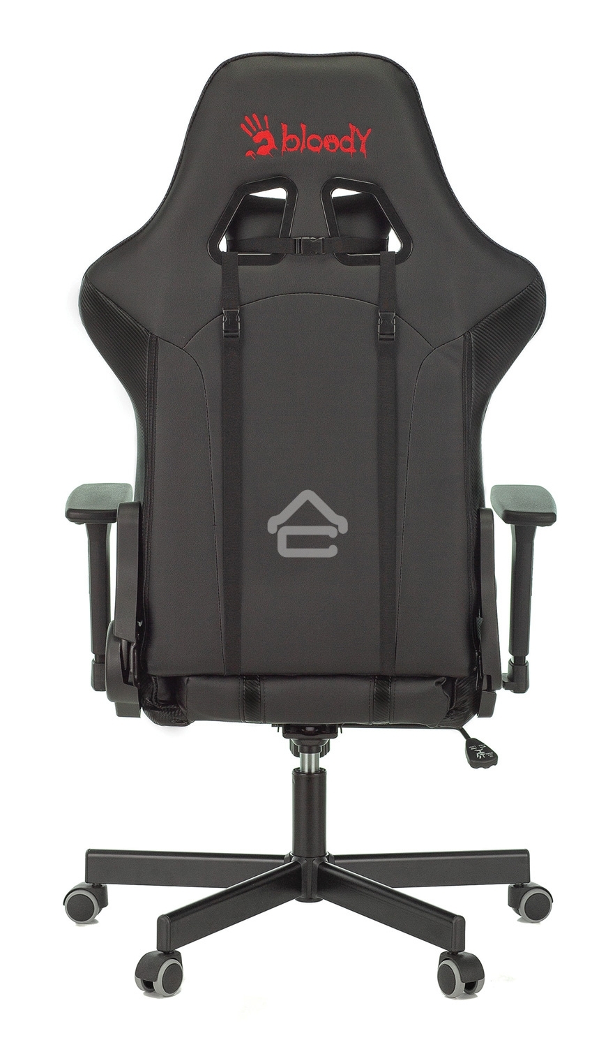 Кресло игровое A4Tech Bloody GC-600, черный, эко.кожа, крестовина металл