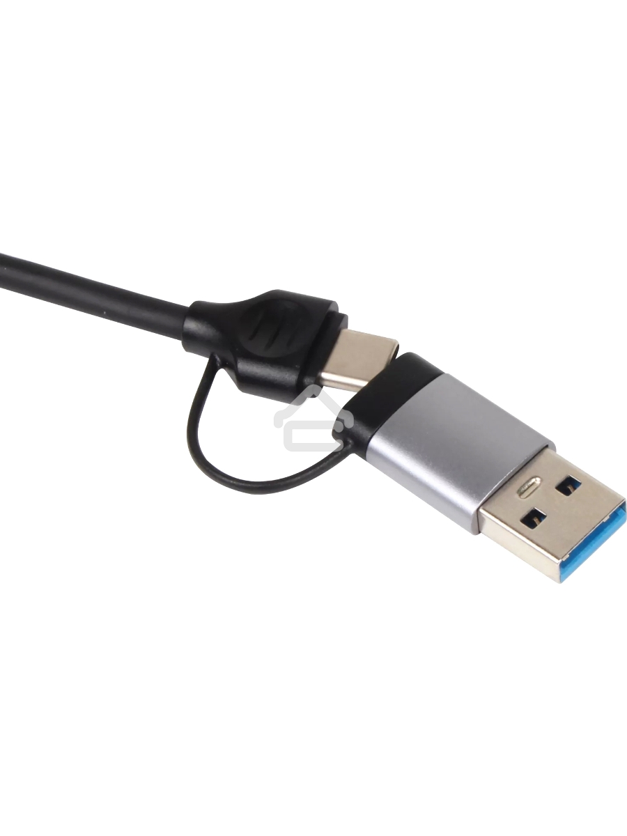 USB концентратор TypeC+adapter-->USB3.0+2USB2,0+SD+TF, VCOM