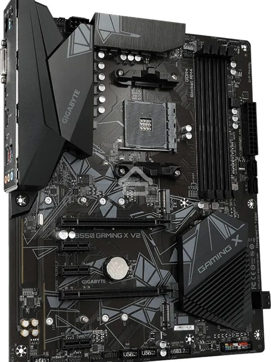 Материнская плата Gigabyte B550 GAMING X V2, AM4, AMD B550, 4xDDR4, 4xSATA, 2xM.2, 1xPCI-E 4.0 x16, 1xPCI-E 3.0 x2, 1xHDMI, 1xDVI-D, 1x 1Gb LAN, 1xUSB 3.2 Gen 2, 3xUSB 3.2 Gen 1, 2xUSB 2.0, 3x3.5 мм, 7.1, Standard-ATX