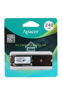 Накопитель SSD Apacer AST280, 240Gb, M.2 2280, SATA III, R/W 520/495