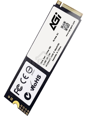 Накопитель SSD AGI AGI1T0G43AI818, 1Tb, PCIe 4.0 x4, M.2 2280, NVMe, R/W 4700/2800