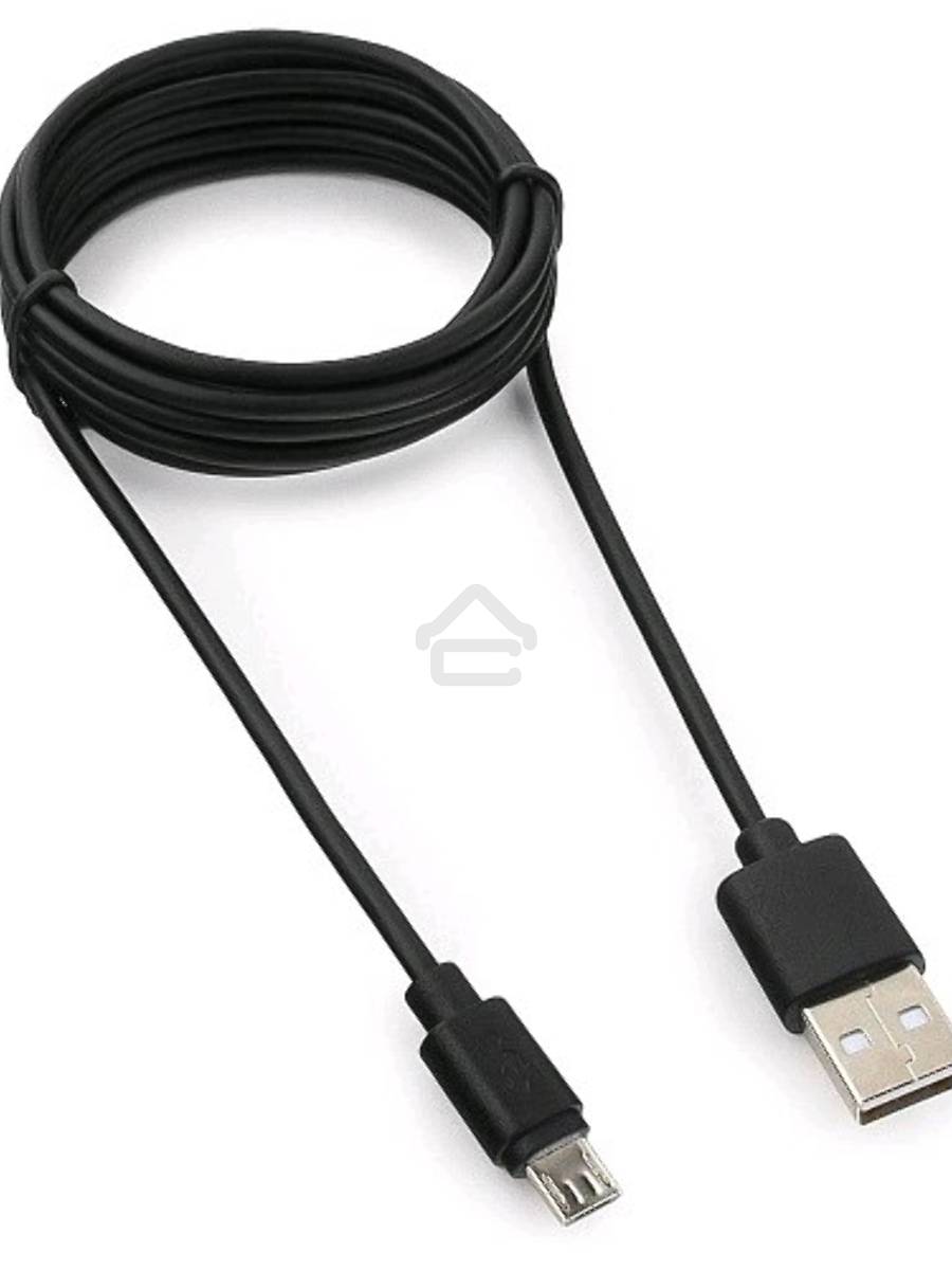 Кабель USB 2.0 Pro Гарнизон GCC-mUSB2-AMBM-1.8M, AM/microBM 5P, 1.8м, черный, пакет