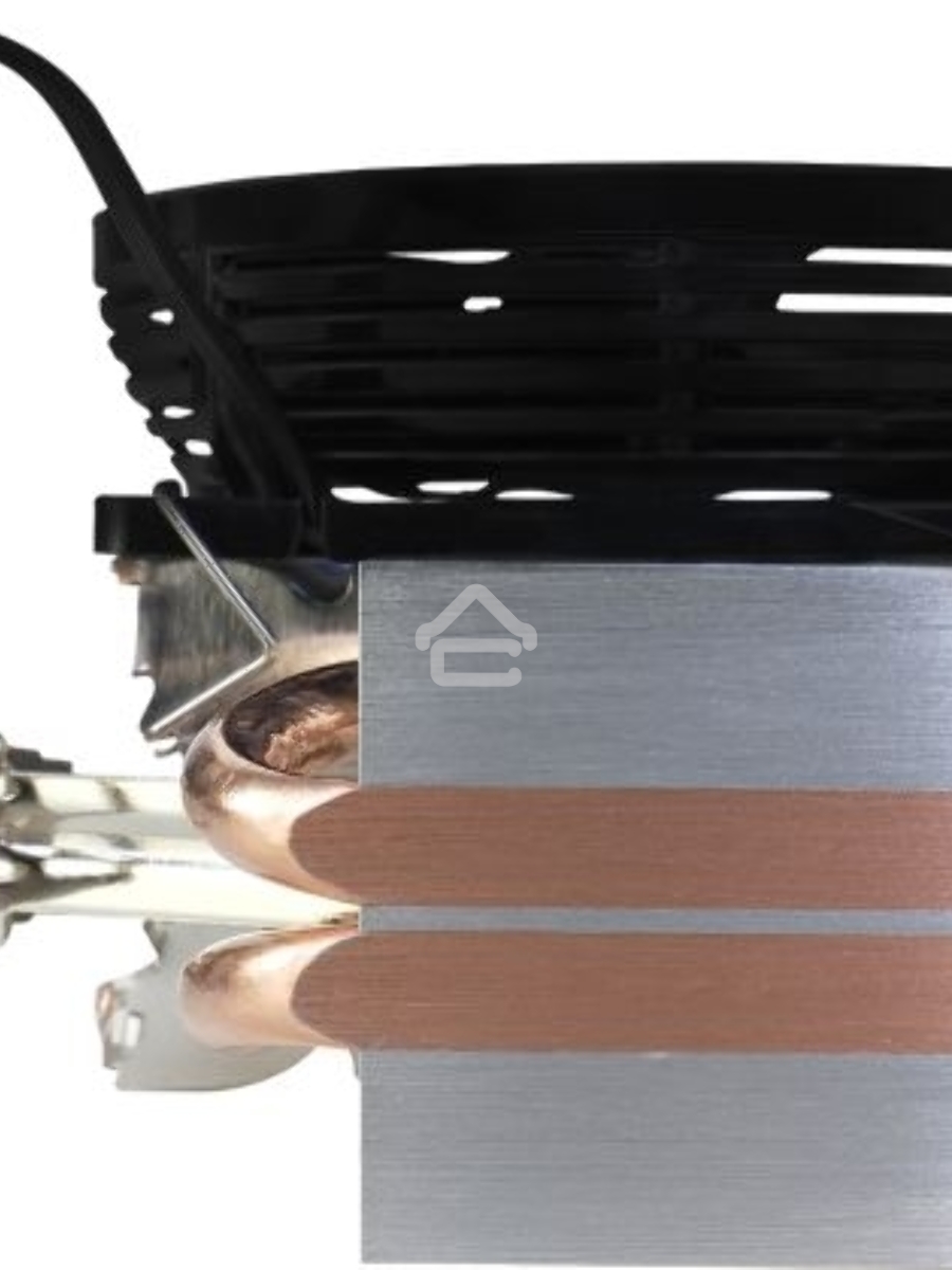 Кулер для процессора AeroCool / Formula Verkho 2 серебристый, 90 мм, алюминий/медь, 2000 об/мин, 25 дБ, 4 pin, 110 Вт, 125 мм